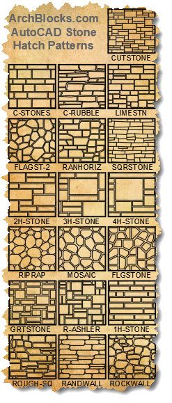 autocad brick hatch pattern downloads
